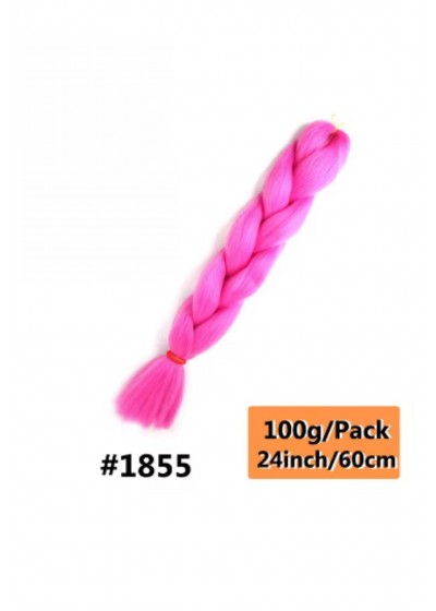 Sentetik Örgülük Saç 100 Gr. - Açık Fuşya