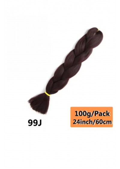 Sentetik Örgülük Saç 100 Gr. - Kızıl Kahve