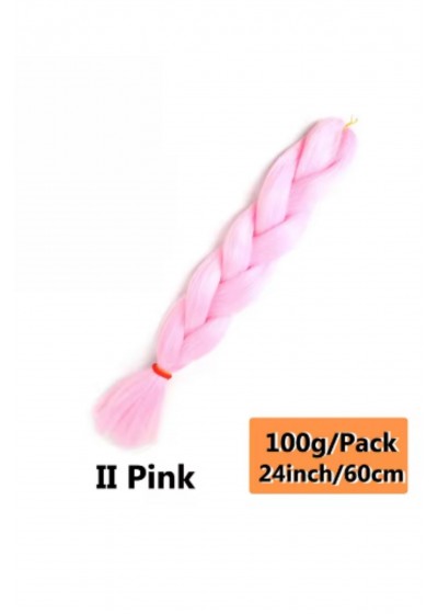 Sentetik Örgülük Saç  100 Gr. - Şeker Pembesi